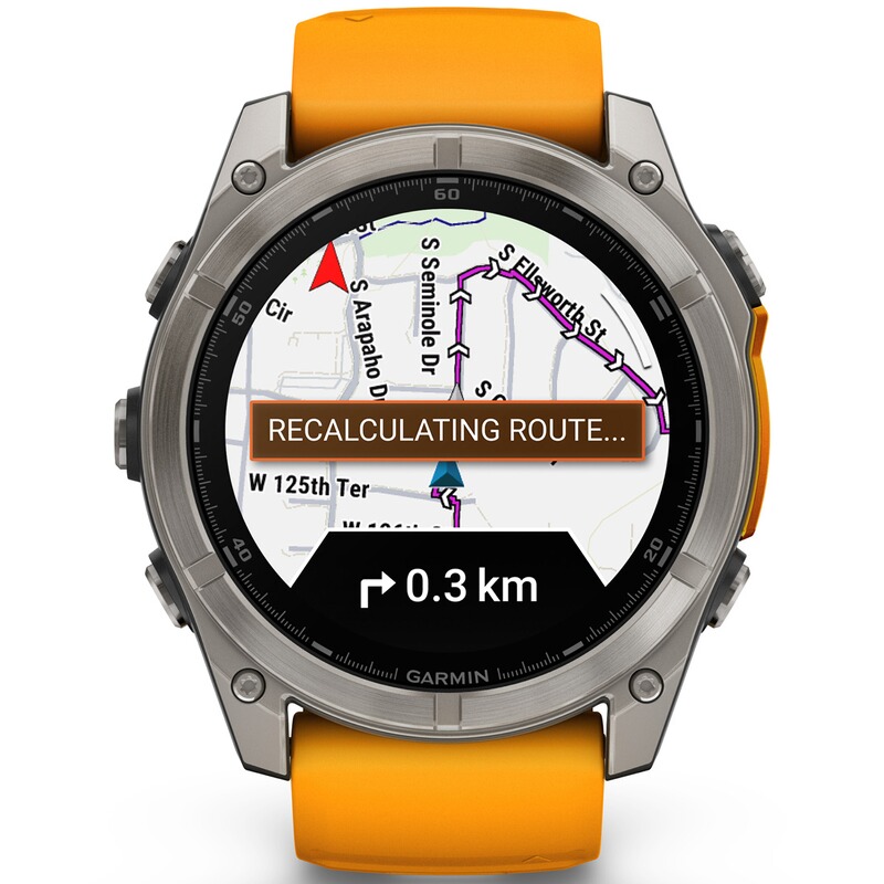 GARMIN Armbanduhr Fenix 8 Sapphire &ndash; AMOLED 51 mm
