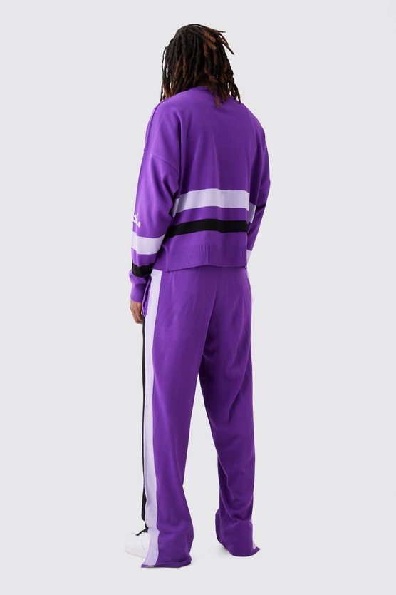 Kastiger Moto-Strickpullover