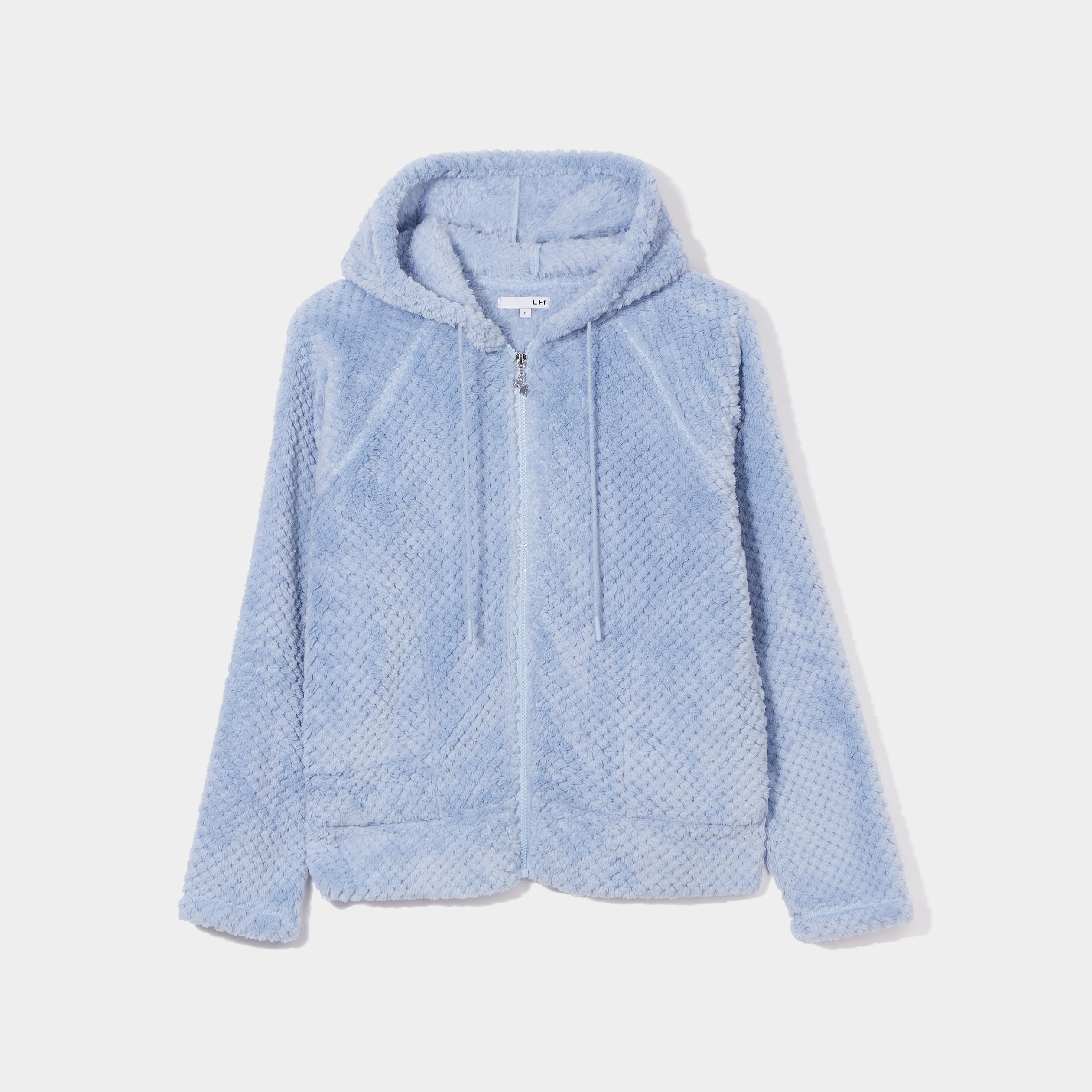 Veste de pyjama plaid bleu clair femme | La Halle