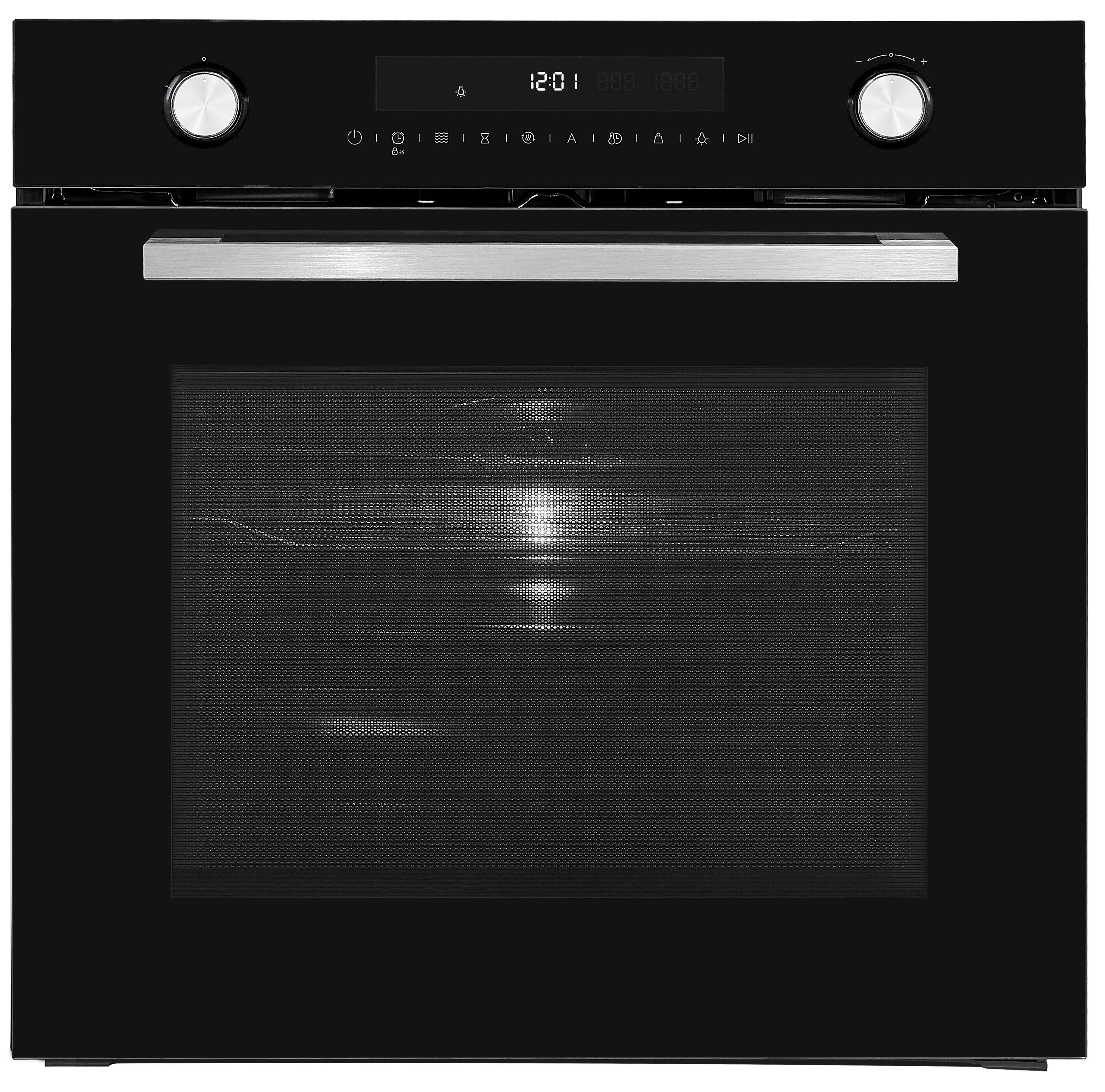 vonReiter Einbau-Mikrowelle VREBM 6072-3, Mikrowelle mit Backofenfunktionen, Grill, Heißluft, Unterhitze, Auftaufunktion, 72,00 l, Touch-Control