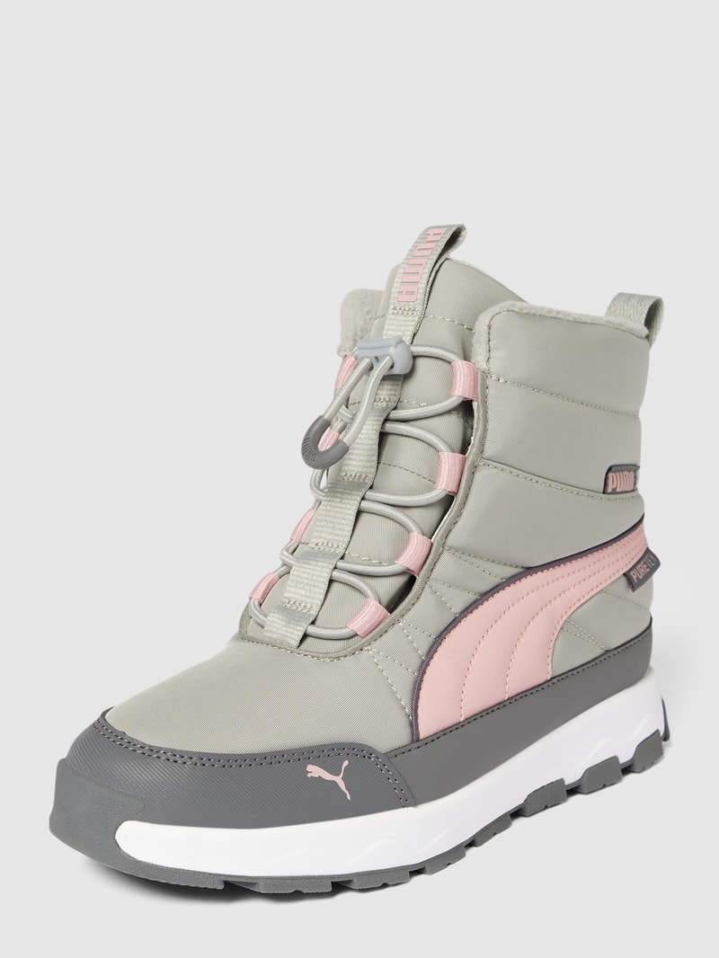 Stiefel mit Label-Detail Modell 'Evolve' in hellgrau