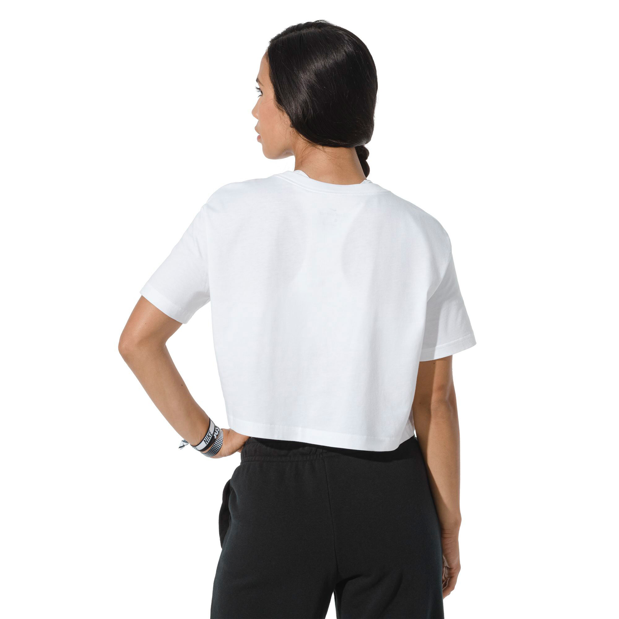 Sportswear Essential Crop T-Shirt Damen - Weiß, Schwarz