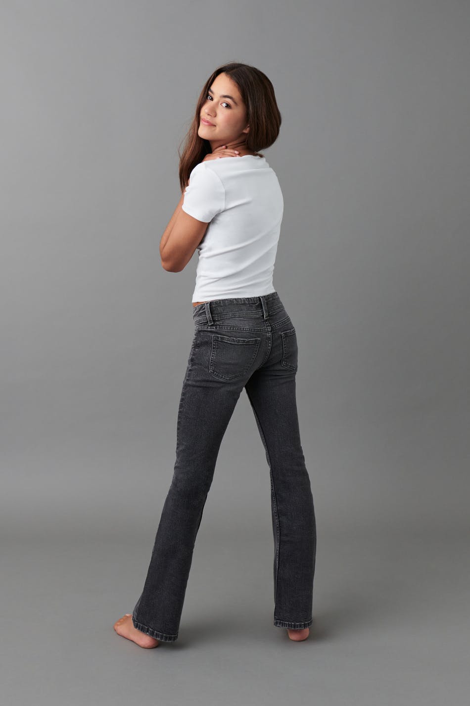 Low waist flare jeans