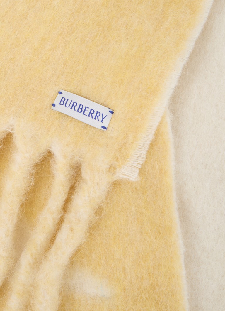 Eșarfă Burberry din amestec de lână alpaca, 185 x 21 cm