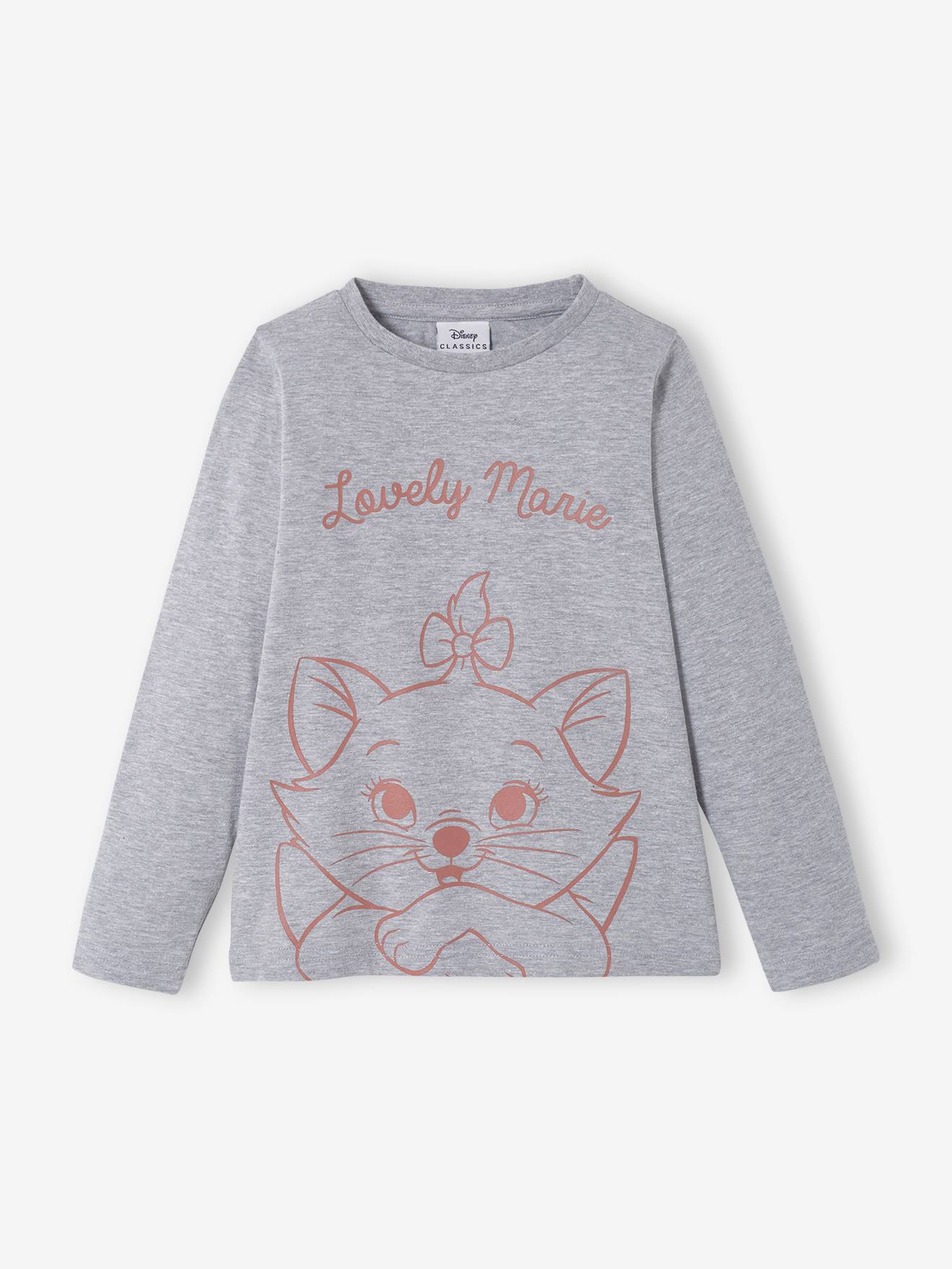 Disney Kinder Shirt Disney ARISTOCATS MARIE Oeko-Tex - grau meliert
