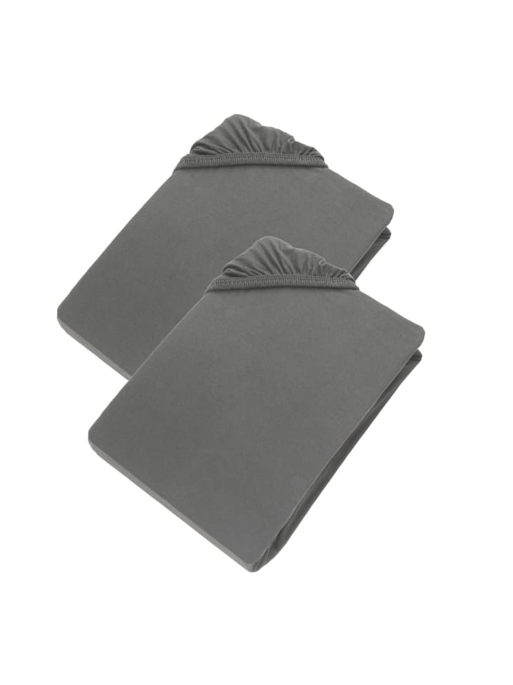 ESPRIT Spannbettlaken PREMIUM in Anthrazit günstig kaufen