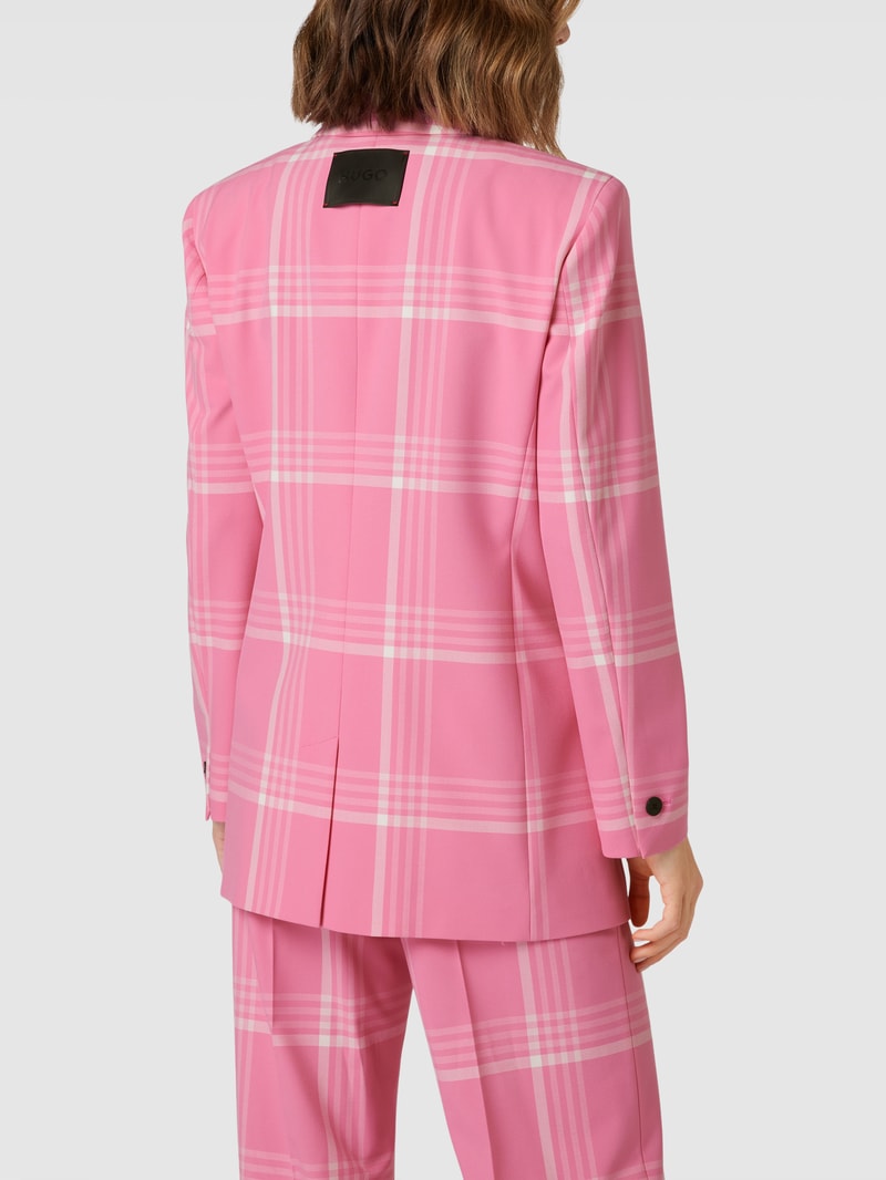 Blazer mit Allover-Muster Modell 'Amalisa' in pink