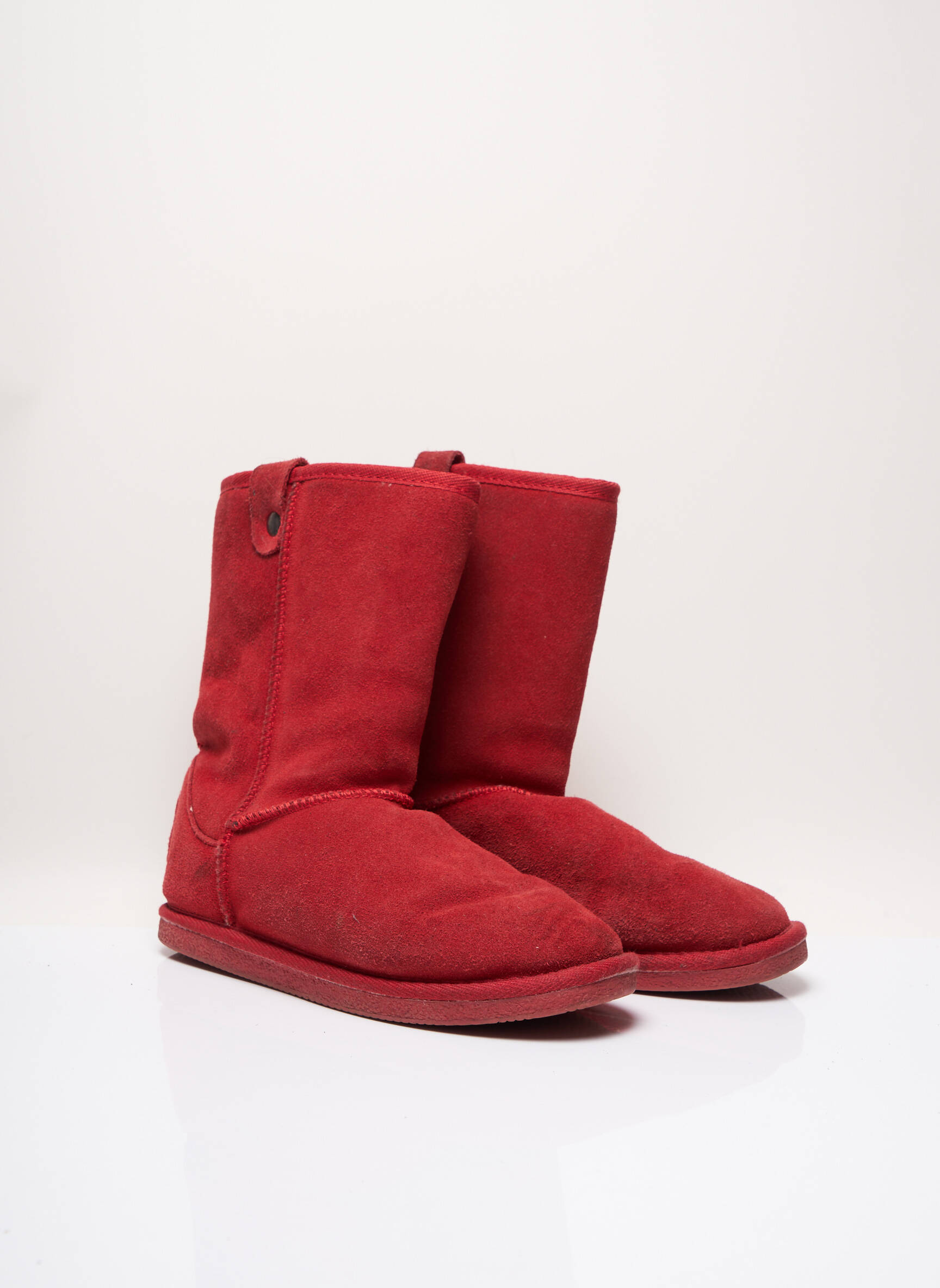 Ilario Ferucci Bottines Femme couleur rouge