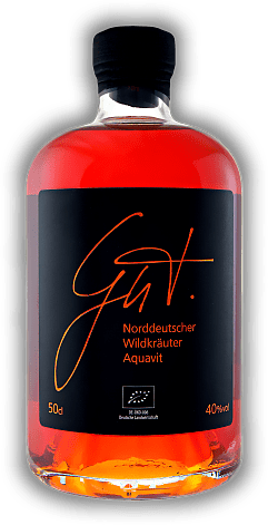 Feingeisterei Gut. Norddeutscher Wildkräuter Aquavit Feingeisterei Gut. Norddeutscher Wildkräuter Aquavit Ein Klassiker des Nordens neu interpretiert. 0,5	 Liter - Vol 40%