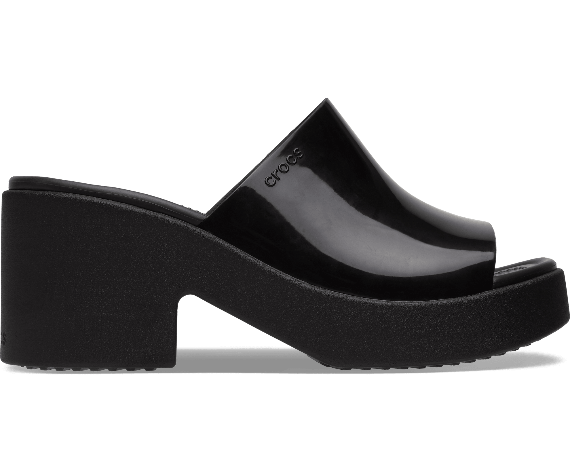 Brooklyn Slide High Shine Heel - Sandal
