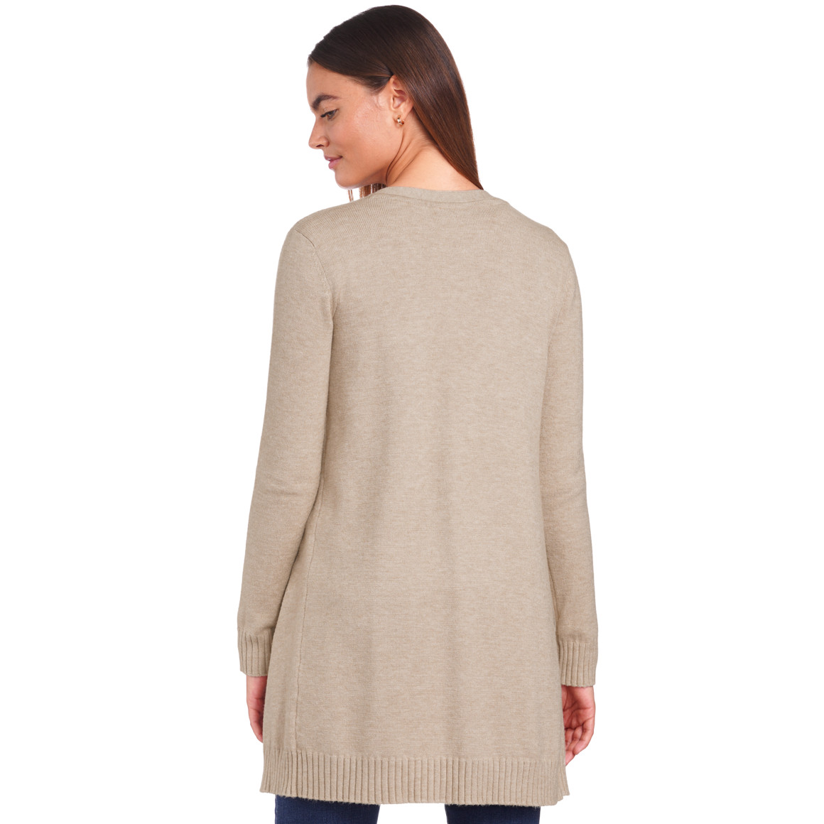 Damen Strickjacke mit zwei Einschubtaschen