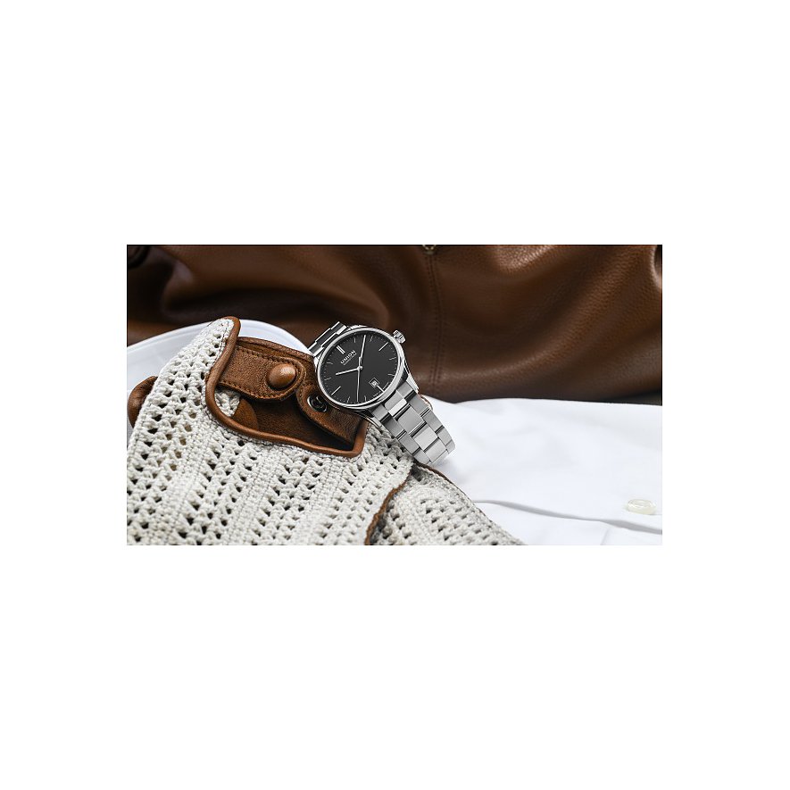 Union Glashütte Herrenuhr Viro Datum 41 mm