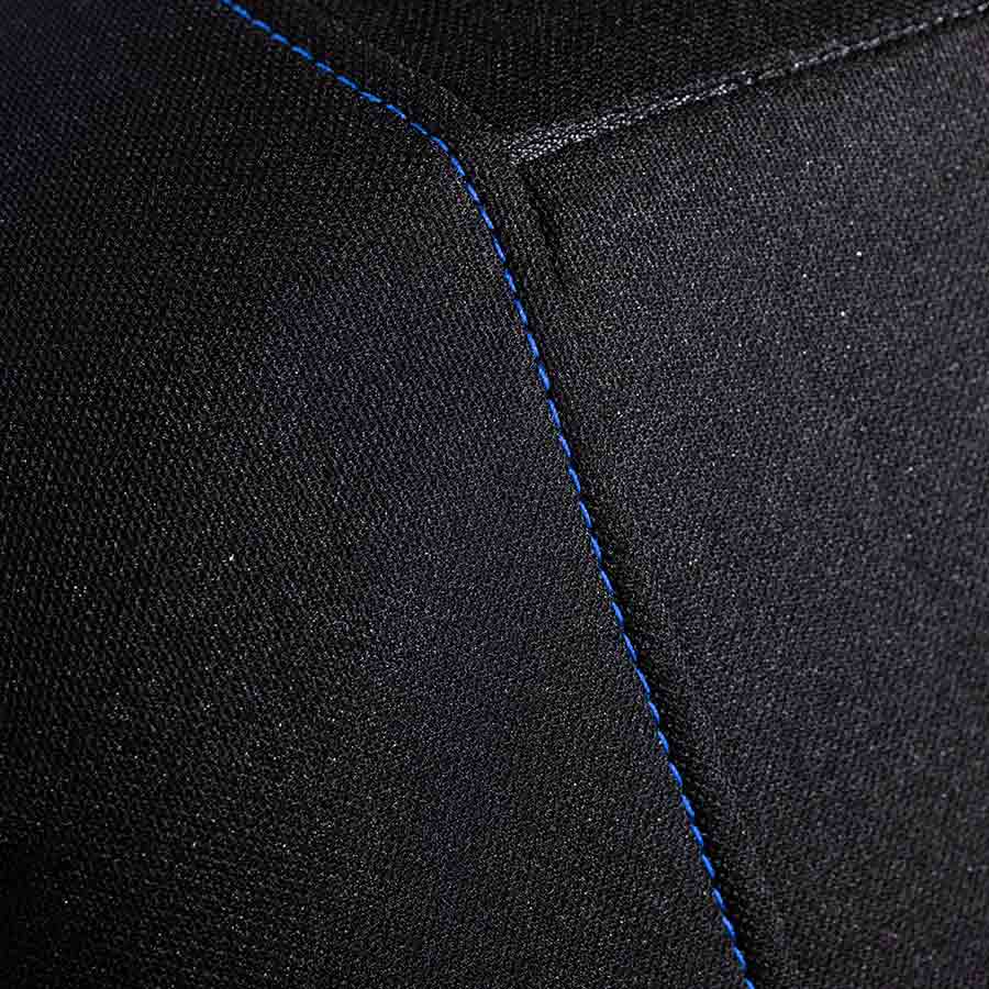 Sitzbezug Universal Budget, 1 Stück, Vordersitz + Kopfstütze, schwarz-blau - ATU