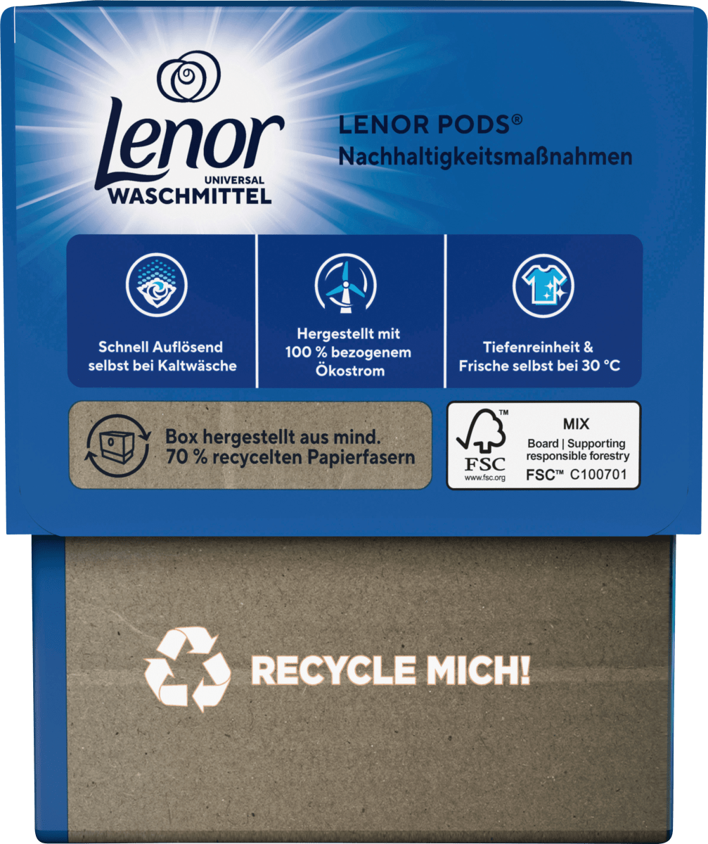Vollwaschmittel Pods Aprilfrisch, 18 Wl
