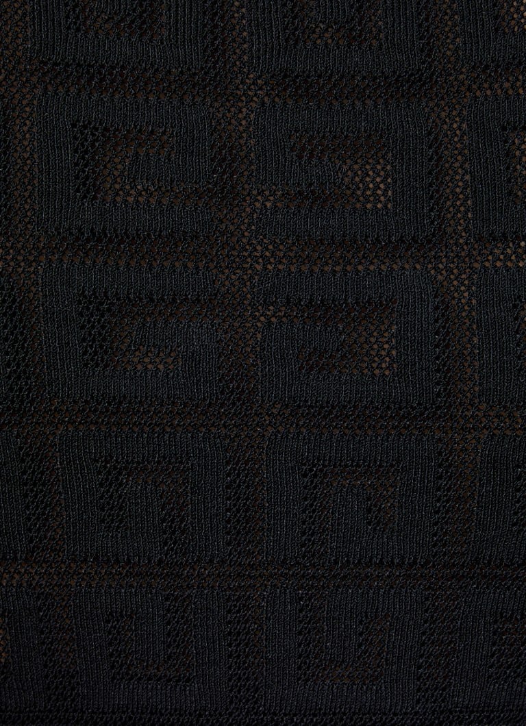 Givenchy Fine knitted top with knitted logo