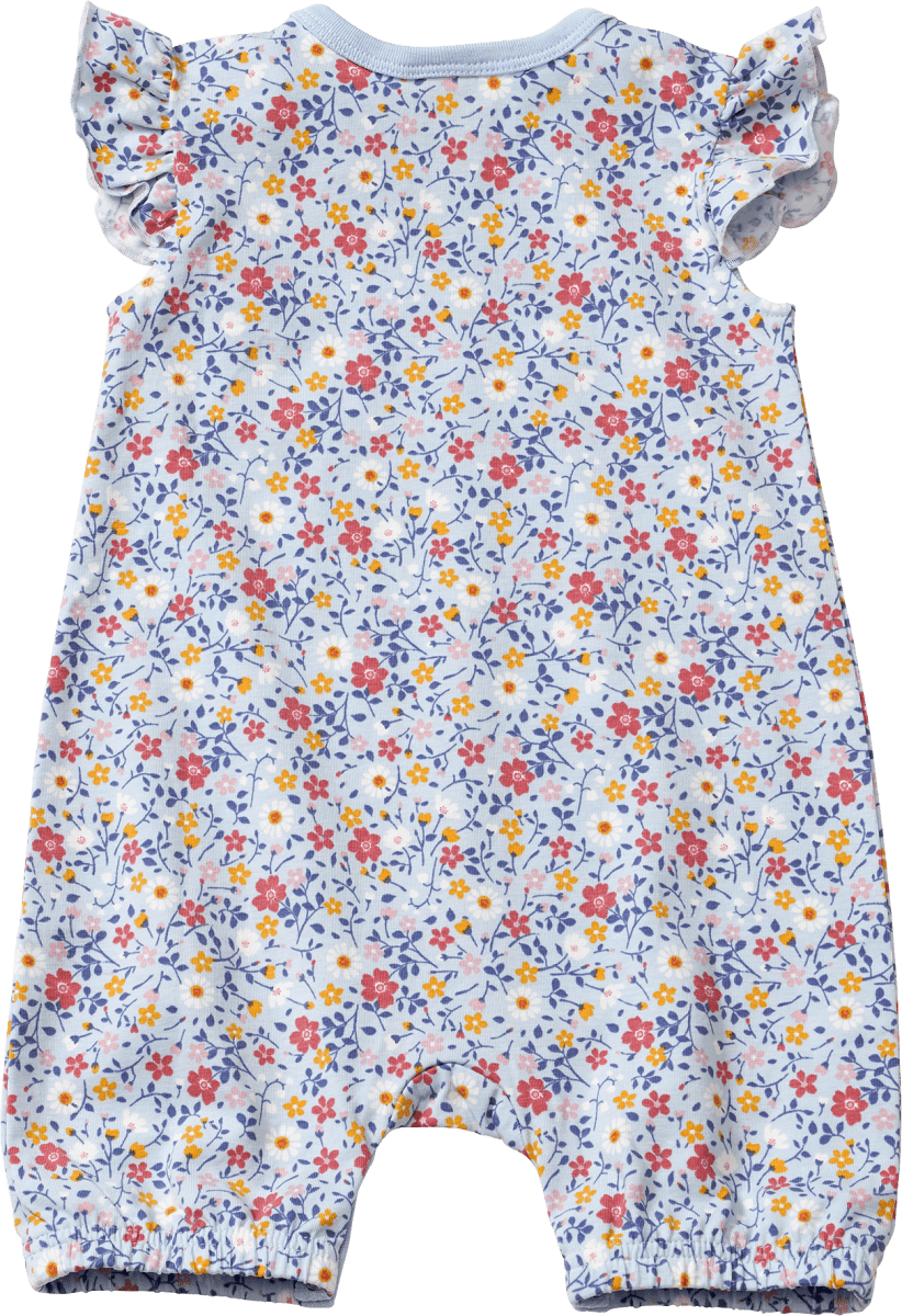 Schlafanzug Pro Climate mit Blumen-Muster, blau, Gr. 86/92, 1 St