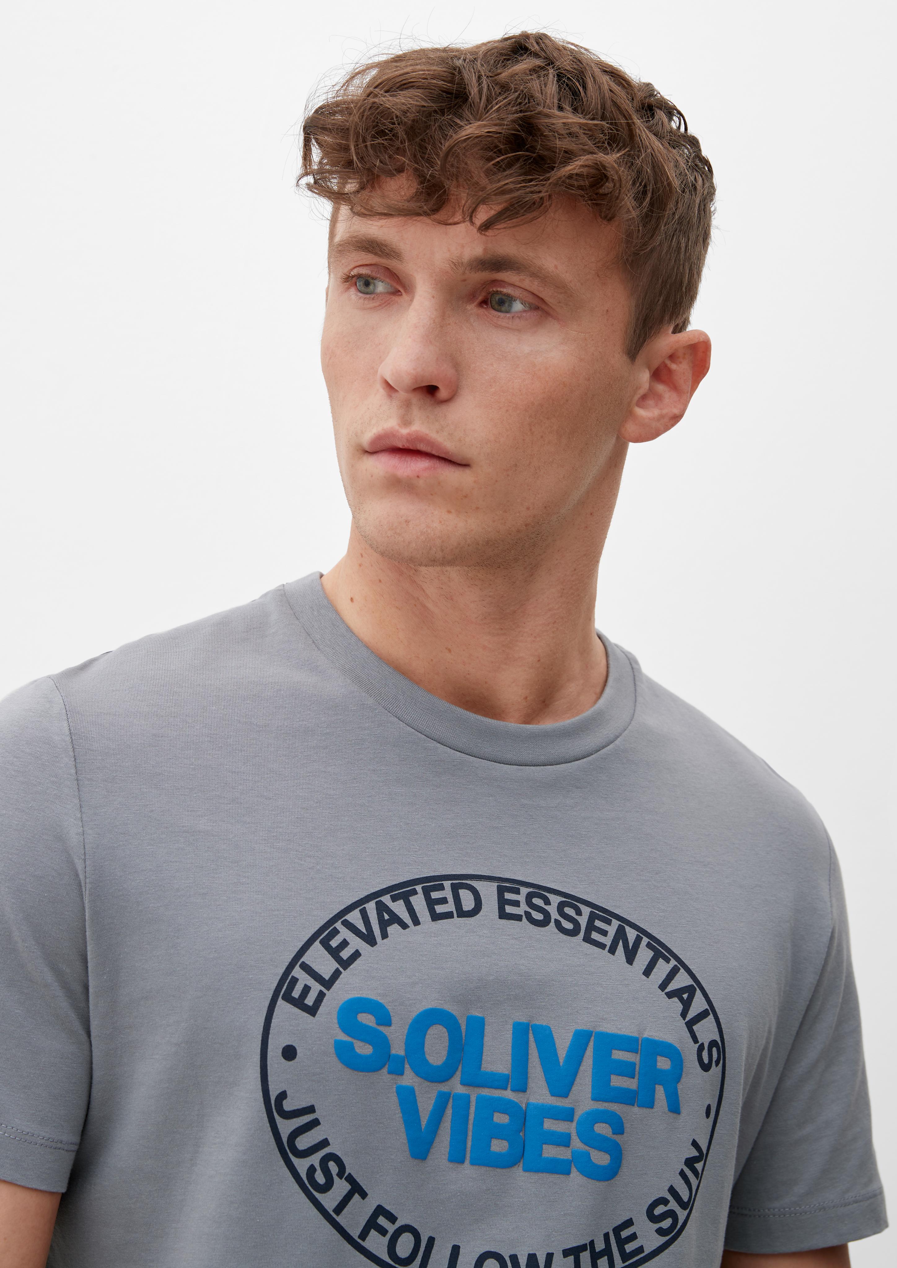 Baumwollshirt mit Frontprint  2131370-95D1