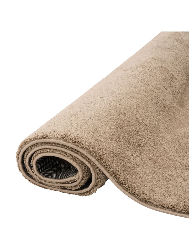 Pergamon Kinderteppich Super Soft Hochflor Silky Kids in Taupe günstig kaufen