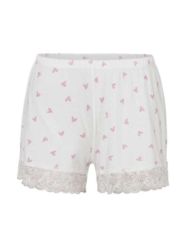 s.Oliver Shorty in ecru-rosa gemustert günstig kaufen