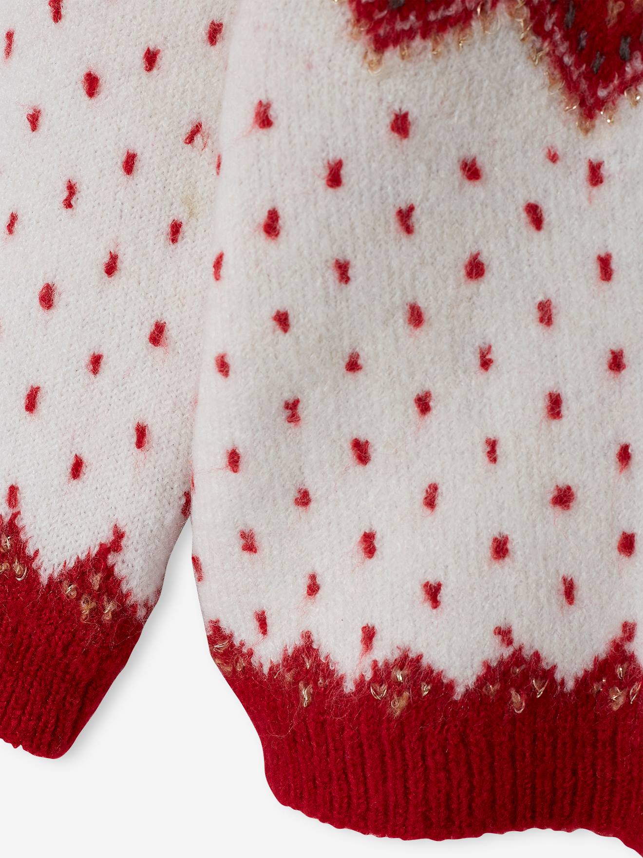 Pull de Noël bébé écru
