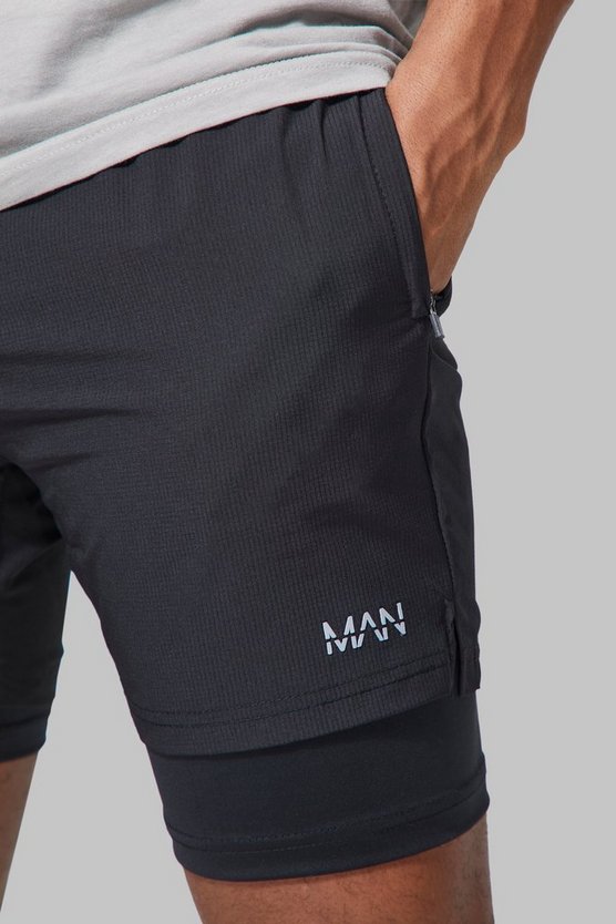 Man Active 2-in-1 Shorts