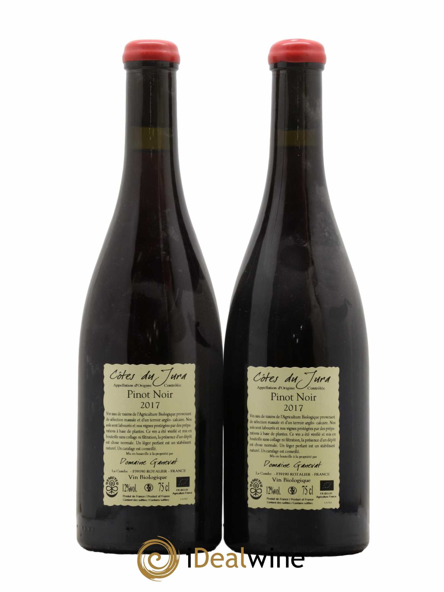 Côtes du Jura Cuvée Julien Jean-François Ganevat (Domaine)  2017 - Lot de 2 Bouteilles