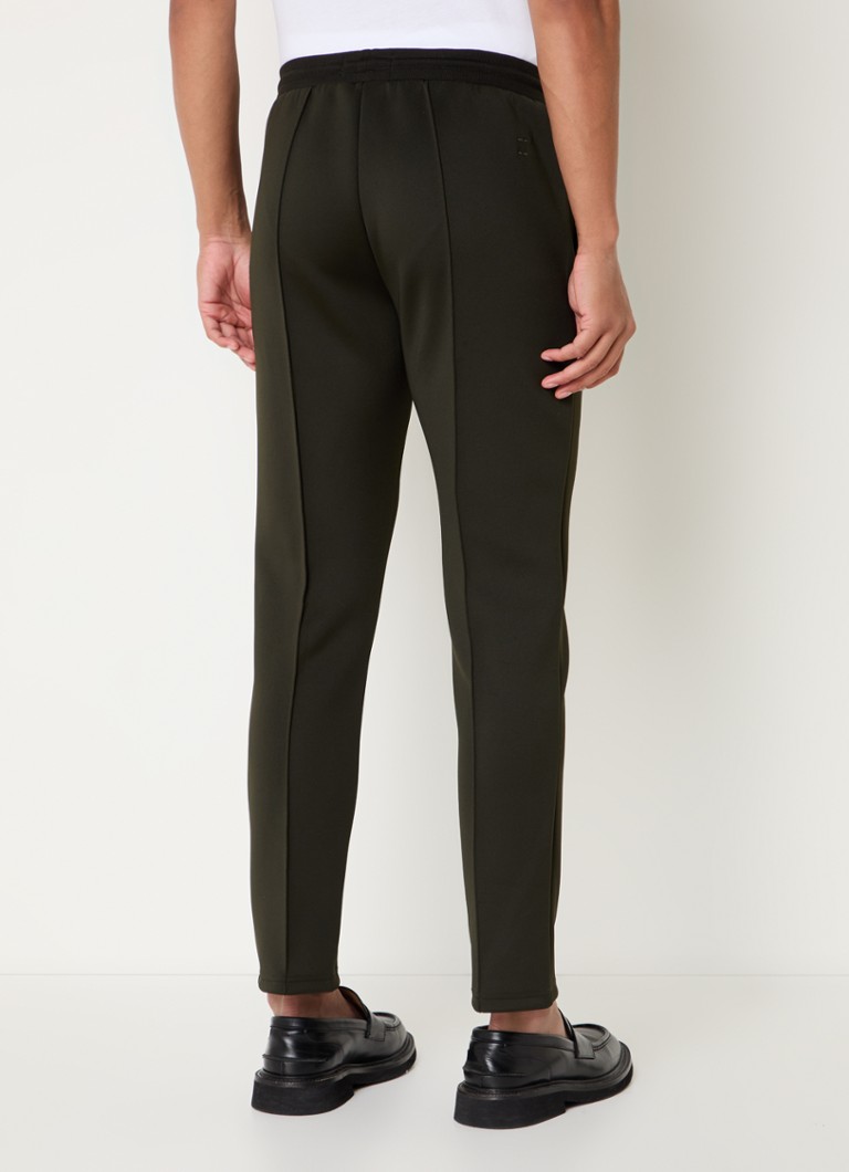 Les Deux Ballier slim fit track pants with stitching pockets and logo