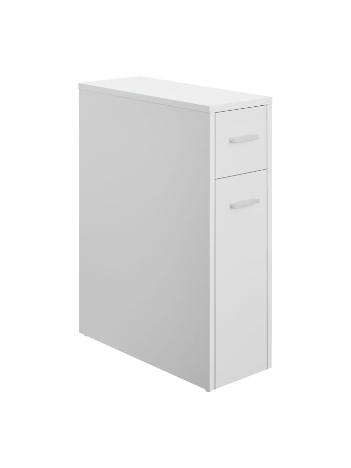 en.casa Badezimmerschrank Kauhajoki in Weiß (H)61cm (B)20cm (T)45cm günstig kaufen onesize