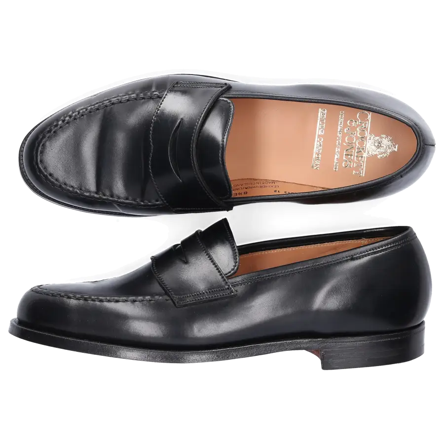 Crockett & Jones - Loafer BOSTON Cordovan - schwarz