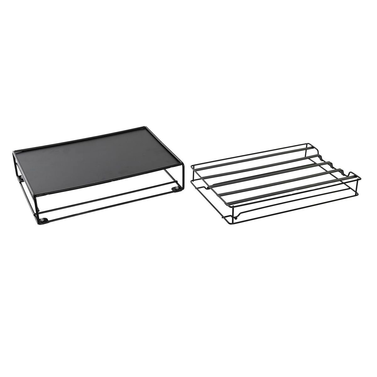 DKD Home Decor Kapselmaschine Organizer für Kaffeekapseln DKD Home Decor Schwarz Metall 21 x 31 x 7