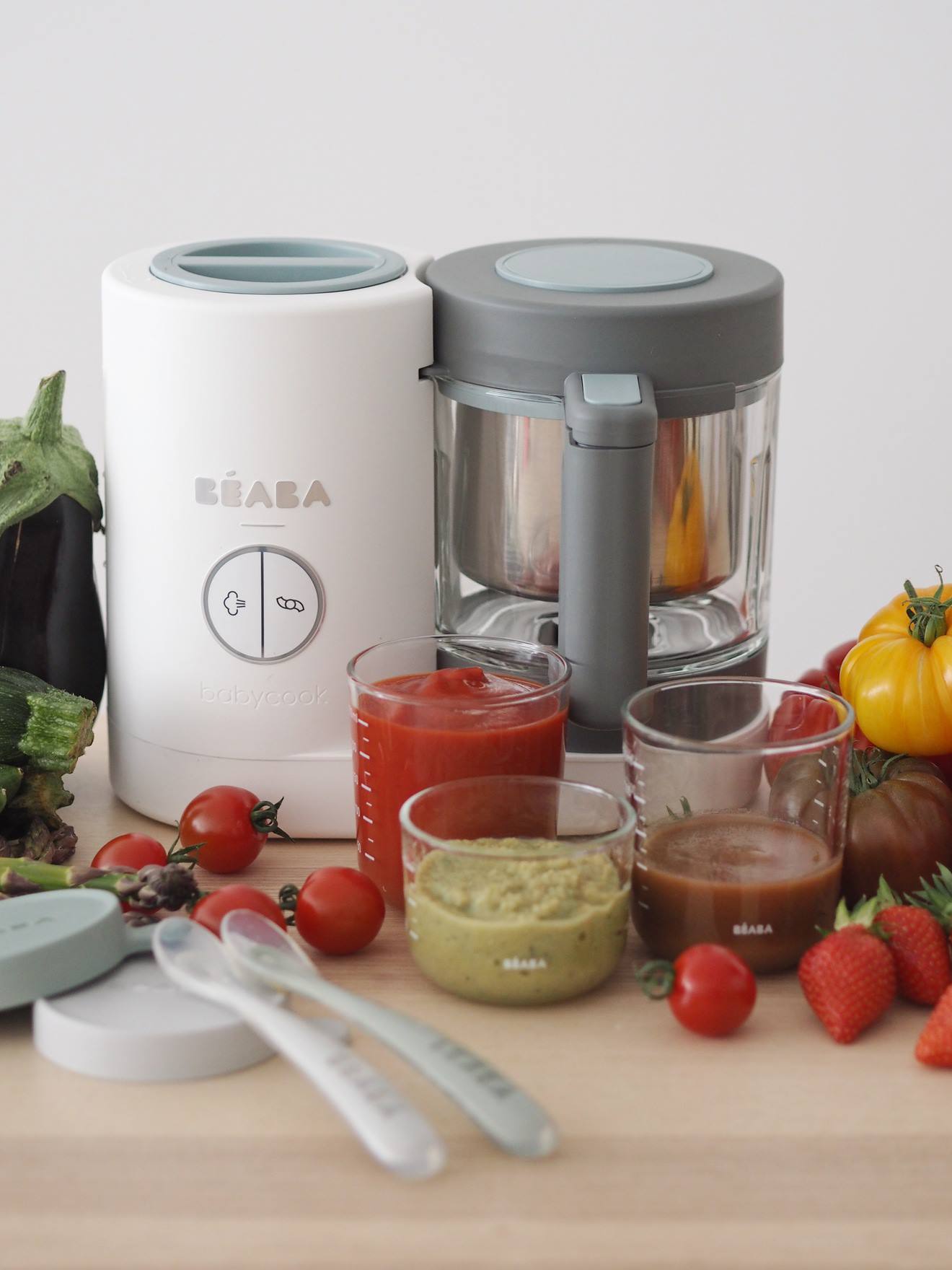 Robot 4 en 1 BEABA Babycook Neo grey/white