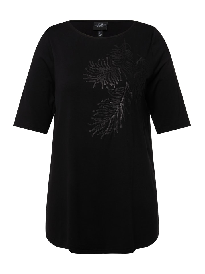 Ulla Popken Shirt in schwarz günstig kaufen