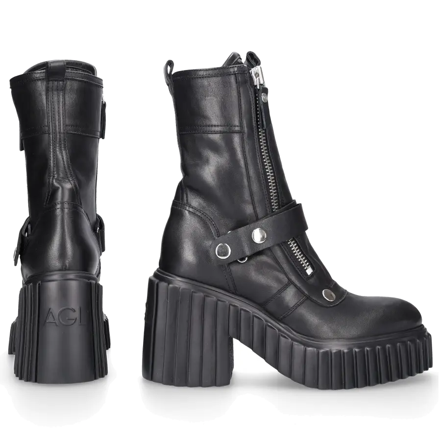 AGL Attilio Giusti Leombruni - Stiefeletten TANIA Kalbsleder - schwarz