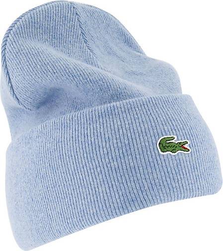 Lacoste Strickmütze WOOL BEANIE mit Wolle