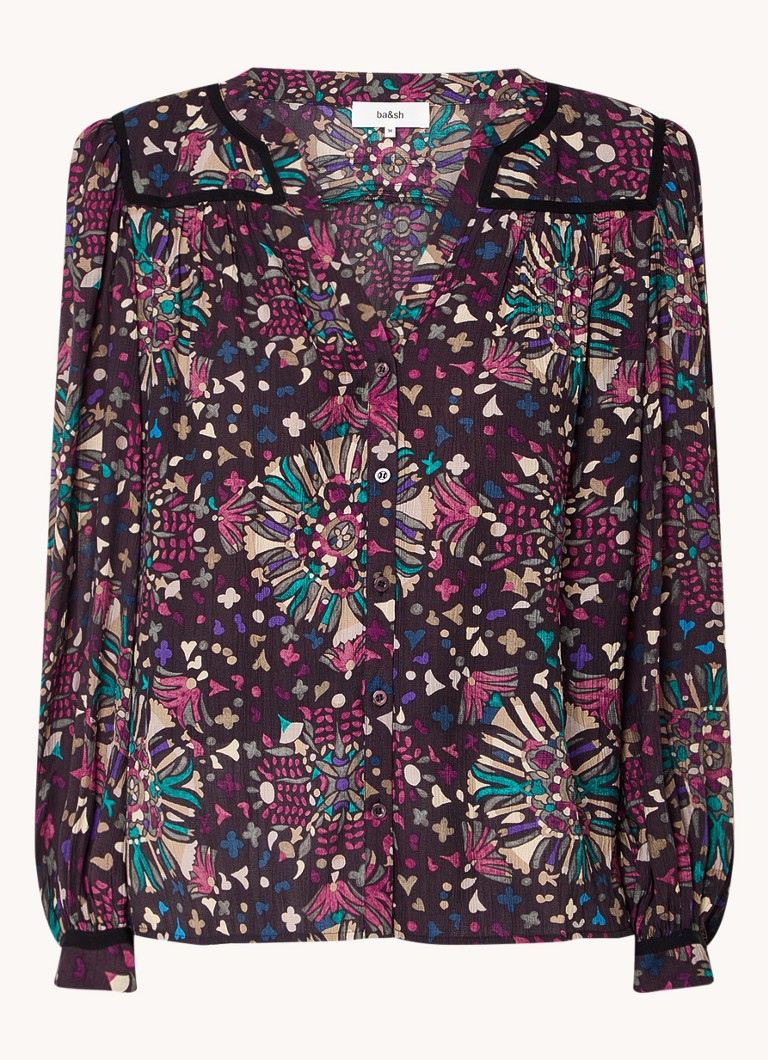ba&sh  Faizae blouse met print