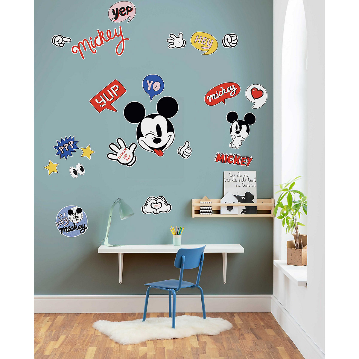 Deco-Sticker "Ist a Mickey Thing" - 50 x 70 cm, 21 Teile