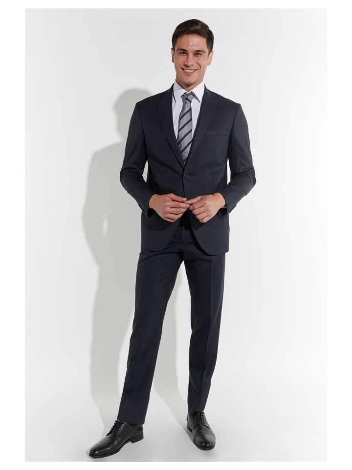 Steffen Klein Anzug REGULAR FIT in Marine günstig kaufen