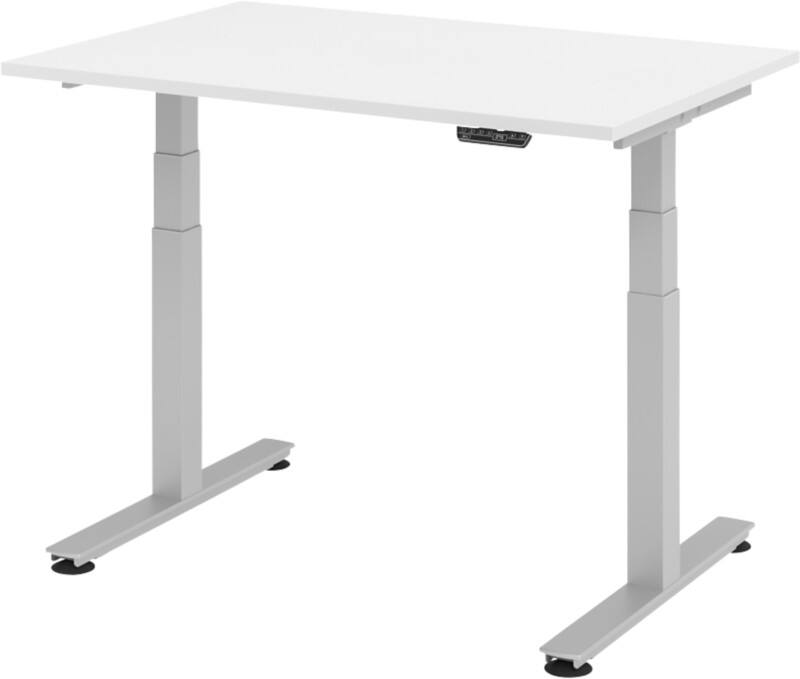 Hammerbacher Sitz-Stehschreibtisch XDSM Weiß 1.200 x 800 x 635 mm