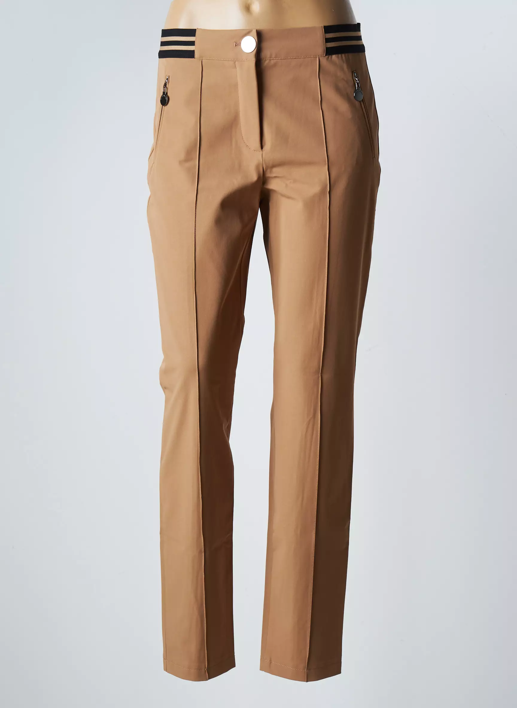 Gerry Weber Pantalons Slim Femme couleur marron