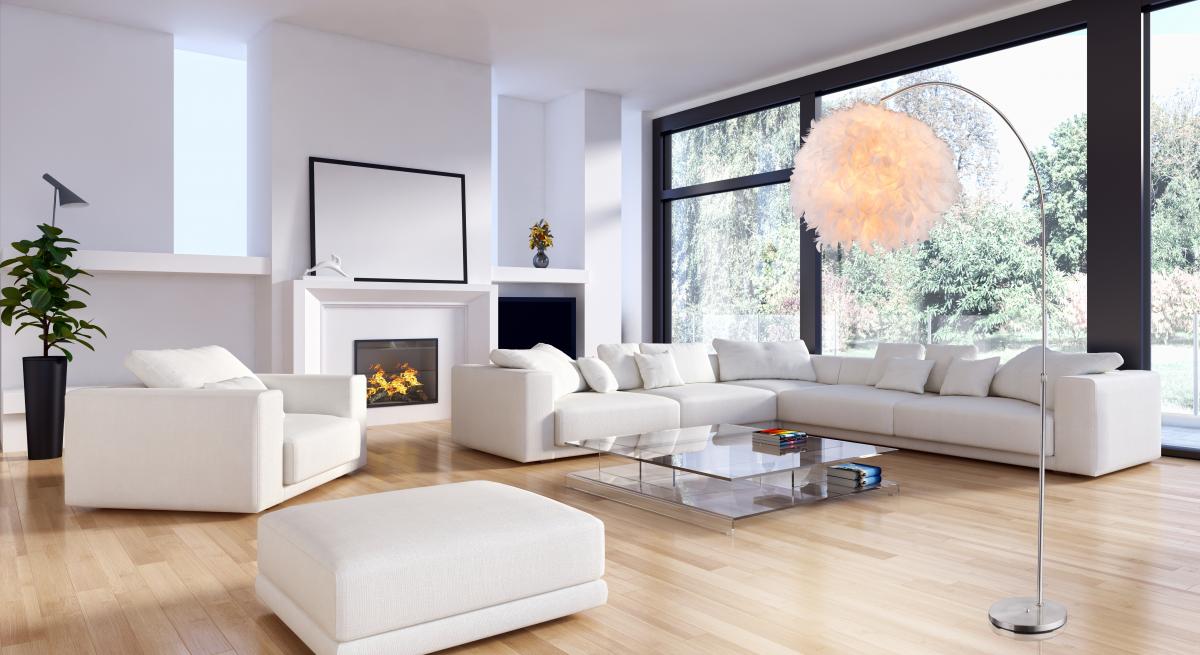 Globo Lighting - KATUNGA - Stehleuchte Metall Nickel matt, 1x E27
