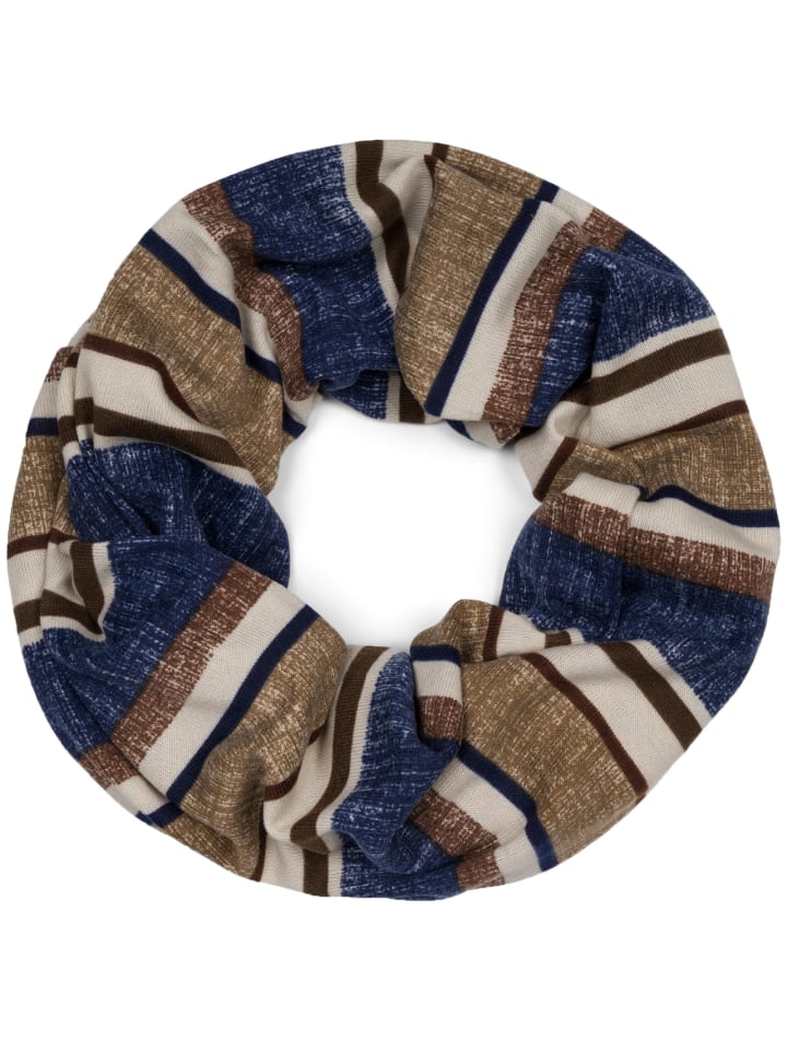 styleBREAKER Loop in Dunkelblau-Braun-Beige günstig kaufen onesize