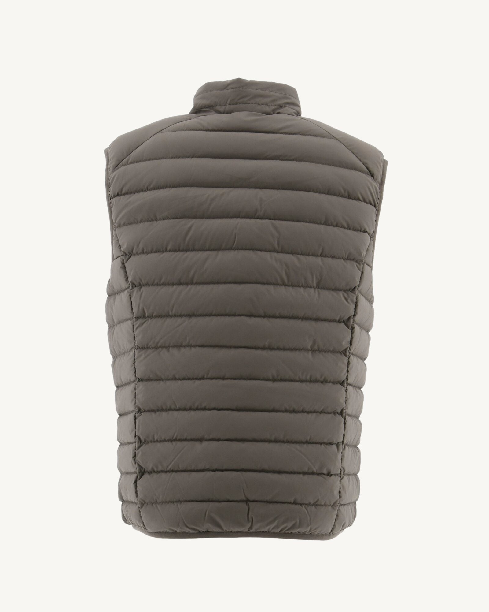 Doudoune sans manches stretch Taupe Arafo