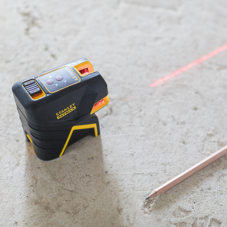 Stanley FMHT1-77415 FatMax Laser cu linie în cruce + 5 puncte ROȘU