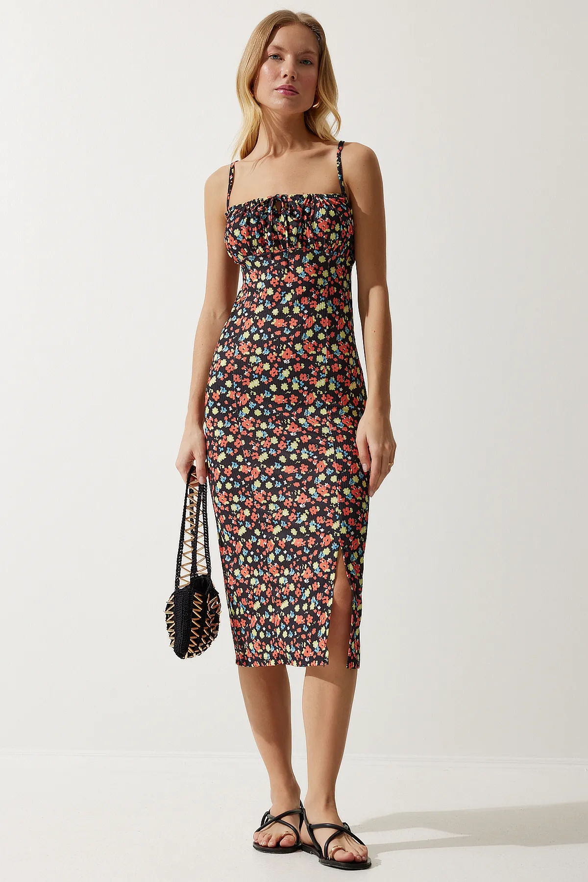 Happiness İstanbul  Kleid - Schwarz - Bodycon