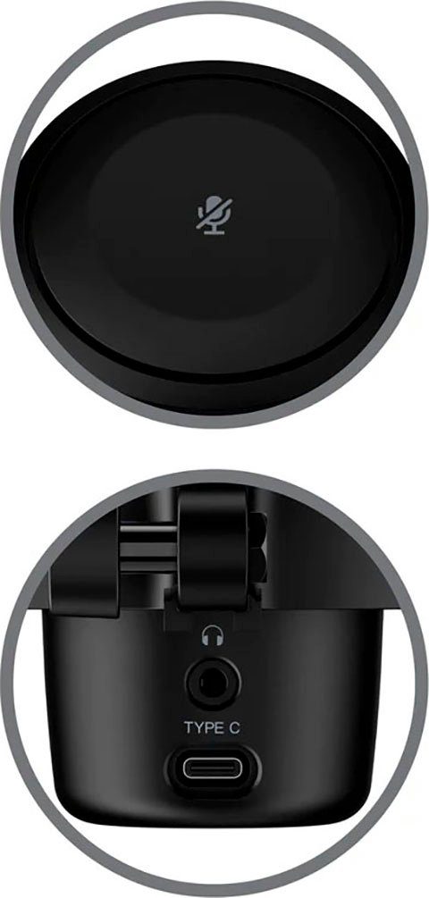 HyperX Mikrofon DuoCast (1-tlg)