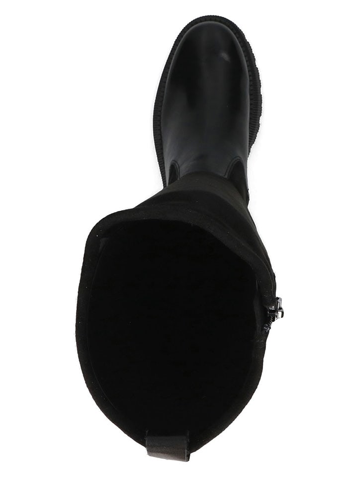 Caprice Leder-Stiefel in Schwarz günstig kaufen