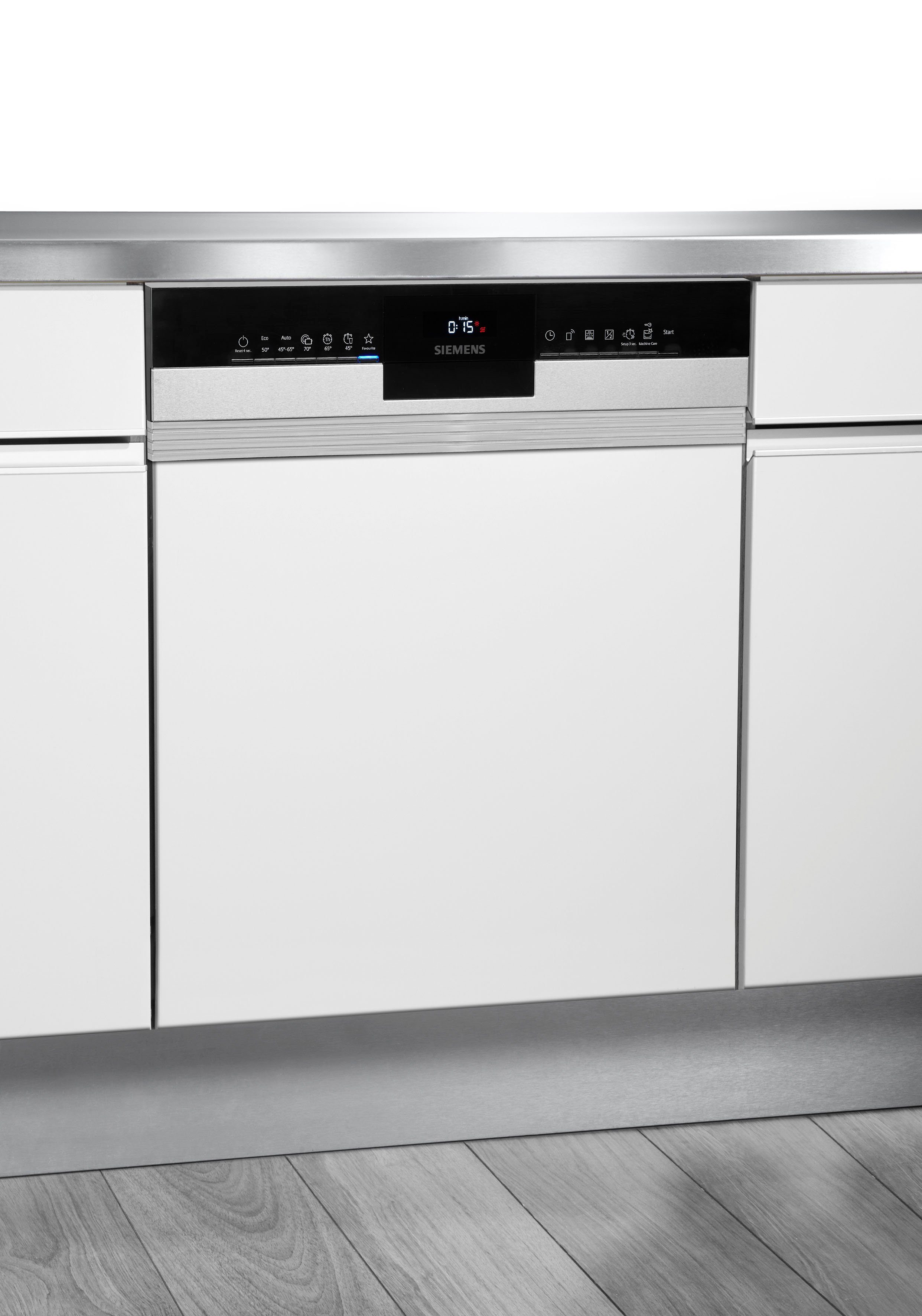 SIEMENS teilintegrierbarer Geschirrspüler iQ300, SN53HS32UE, 12 Maßgedecke