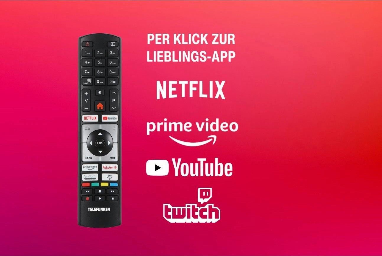 Telefunken D43F500M4CWI LED-Fernseher (108 cm/43 Zoll, Full HD, Smart-TV)