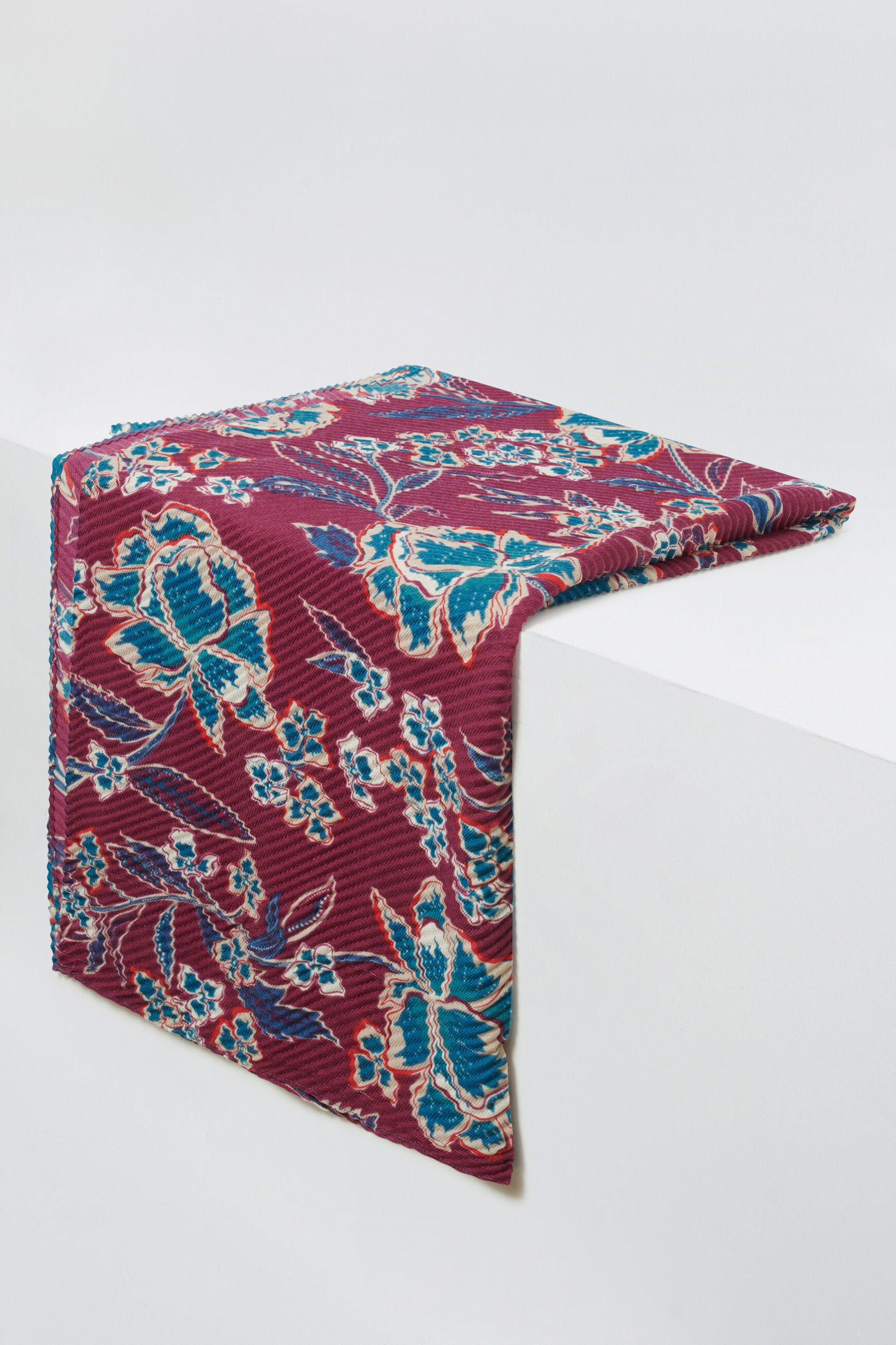 foulard vlad bleu canard femme