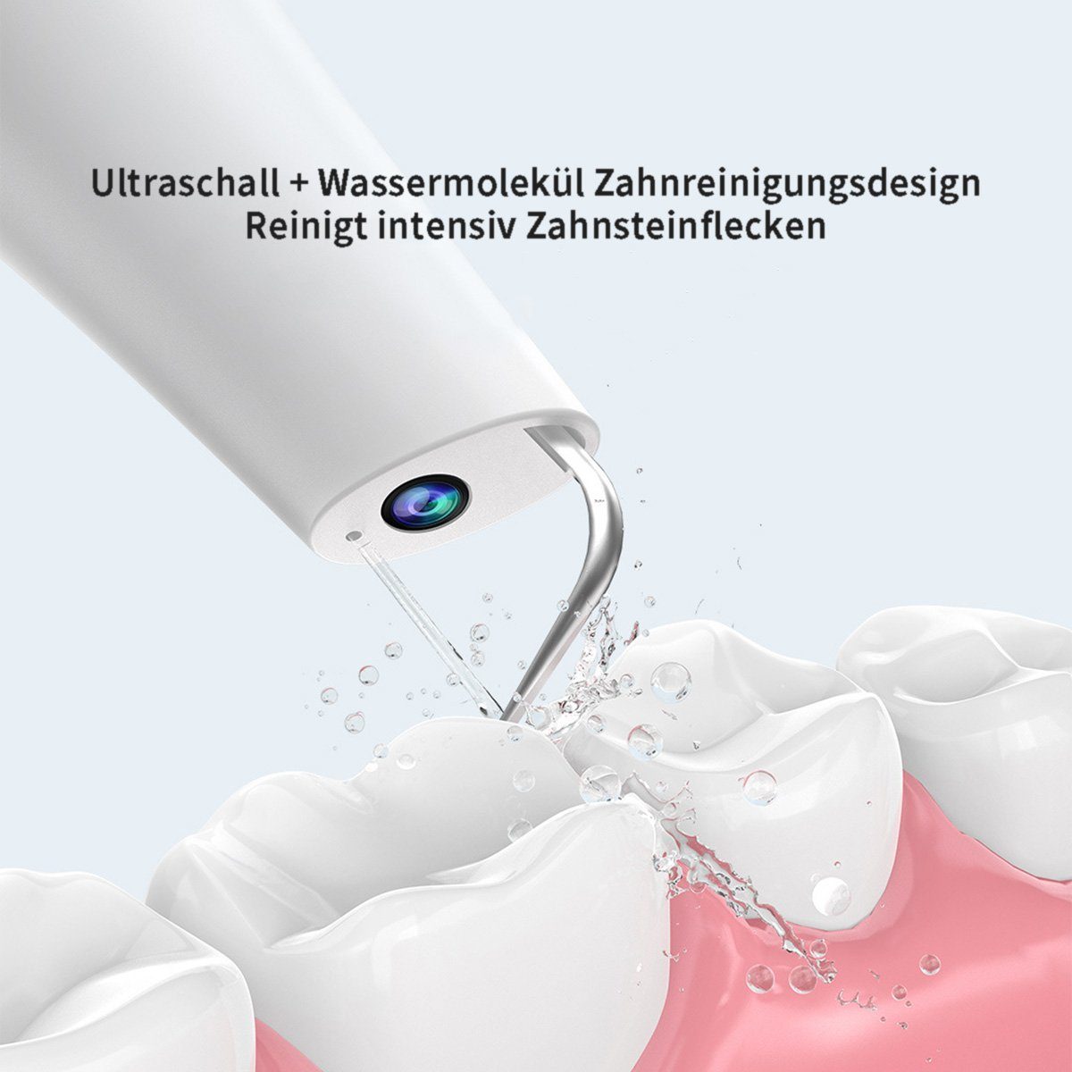 yozhiqu Zahnpflege-Set Intelligenter visueller Scaler, Zahnstein- und Zahnsteinentferner, 1-tlg., IPX7 wasserdicht, geeignet zum Bürsten schwer zugänglicher Stellen